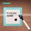 Restickable white board,premium stick on white board with cute design