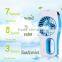 Summer fashinable mini water cooling spray humidifier fan with USB charging power