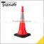 Unique Design Black PVC 49*49CM Base Road Cones Suppliers