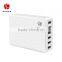 HUNDA White Elegant Lines 60W 5V 6 Port USB Charger
