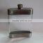 7oz stainless steel and acrylic material hip flask