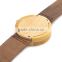 Hotsale bamboo watches with leather strap wooden watches