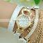 cheap prices top fashion elegance PU leather band watches for girls cheap watch