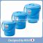 Various and Long-lasting diy plastic bucket with handle for home & commercial use with various sizes
