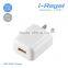 iRegal UW02 universal single port wall usb charger with US plug