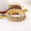 India Style Alloy Plated Gold Heart Shape Design Bangle Bracelet