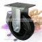 200mm Rubber Rolling Industrial Scaffold Caster With Stop
