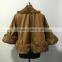 2015 fashion cashmere cape with fur trim CC53