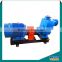 Hydraulically operated self priming oil transfer pump