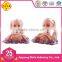 The most popular education toy 20957 PVC material make up doll head with fiara for girls
