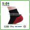 Normal Red Foot Black Body Low Cuff Ankle Sports Socks