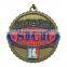 die casting enamel sports medal with ribbon