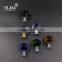 30mm brass furniture clear glass knob