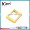 Handbag zinc alloy gold rectangle metal ring for purse