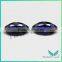 European machine cutting 34# synthetic corundum marquise fake blue sapphire rings