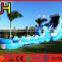 OEM Factory Custom Outdoor Inflatable Water Slide With A Small Pool For Kids