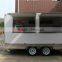 Factory Supply Mobile Ice Cream Cart, Customized Logo Street Fast Food Cart/ Fast Food Trailer