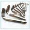 High quality M4-M10, L shape hexagon hand wrench tools inner hexagon spanner