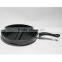 3 Section Divided Non-Stick Aluminium Fry Cook Baking Pan Grill Frying