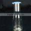 Creative glass condiments bottle with stainless steel