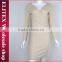 Wholesale fashion nude long sleeve sexy woman one piece dress