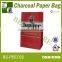 Double layer kraft paper charcoal bag