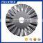 Stainless Steel 440 Fabric Mat Quilting Pinking Circular Blade 45mm, 45mm Pinking Cutter Blade Factory