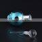 12ml round ball shaped UV gel colored glass dropper bottles empty red blue glass perfume bottle with glass applicator for sale