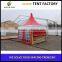 Clear span width gazebo for garden