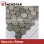 Newsar 1'' Gray Wooden Marble Hexagon Light Grain Wood Mosaic for Bathroom