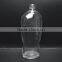 Big capacity clear empty glass wine bottle vodka glass bottle