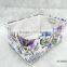 fashion cloth storage basket with beautiful pattern