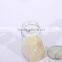 4oz Clear Spice Glass Jar with Decorative Silver Screw Top Lid