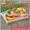 wholesale kids play kitchen toys wooden cutting fruit set funny wooden cutting fruit set for children W10B185