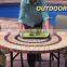 2016 amzon hot selling plastic fitted table cover for round table