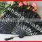 Beatutiful and colorful wedding folding lace fan