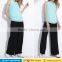 wholesale casual plus size loose sleeveless office women chiffon tops blouses elegant designs 2017