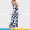 Summer vintage sexy sleeveless off shoulder floral printed long vestidos ladies causal maxi dresses for beach party wear