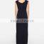 Boho Sleeveless Side Slit Maxi Plus Size Long Embroidered Dress HSd5179