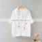 Wholesale hot sale fitness blank casual cotton fleece sexy women loose crop top plain hoodie