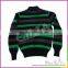 Customized cheap and comfortable 100% cotton boy knitted stripe pullover sweater