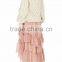 Wholesale Customized Beautiful Women Apparel Silk Midi Skirt(DQM033S)