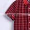 Wholesale Tailored Summer School Plaid Shirt Made Children Shirt