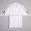 3 Strip Sleeve Moisture Polo Company Workers Uniform Custom Logo Heat Sealed on Back of Neck 100% Polyester Pique Mens Polo Whol