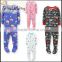TinaLuLing Brand Boys and Girls Wholesale 100% cotton Footed pajamas sleepwear