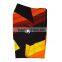 orange color 150g meach microfiber men's casual board shorts