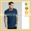 mens hot sale custom t shirts 100% cotton curved hem t-shirts slim fit t shirt bulk