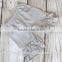 Summer Beach Hot Clothing High Quality Baby Double Ruffles Shorts Cotton Plain Pear Yellow Short Pants