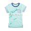 Spinning roll sleeve splicing buiter short sleeve children tshirt