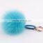 Myfur Custom Beautiful Colors Large Fox Fur Ball Phone Pendant Fox Fur Pompom Key Chain